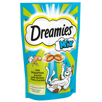 Dreamies Cat Treats With Salmon and Tuna Flavour