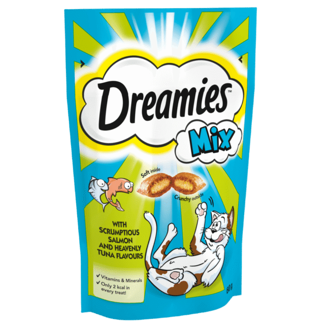 Dreamies Cat Treats With Salmon and Tuna Flavour