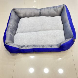 Large Pet Bed - Blue/Grey