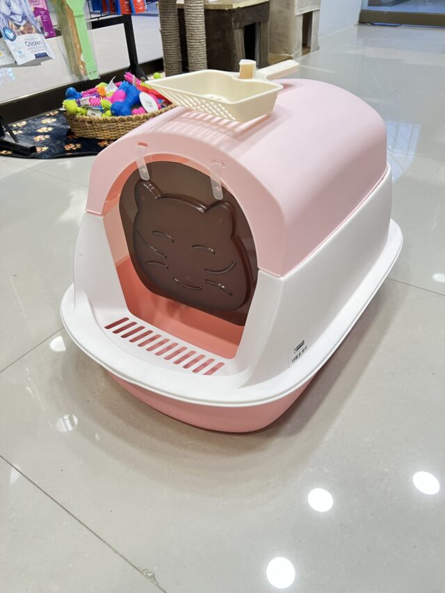 Litter Box Closed - (Baby Pink & White) - Image 2