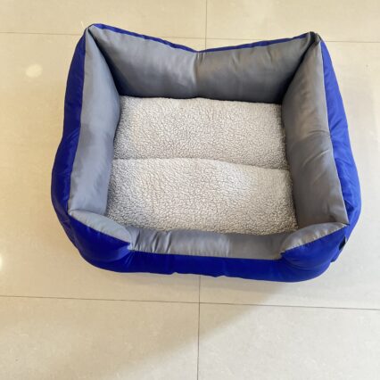 Small Blue/Grey Pet Bed