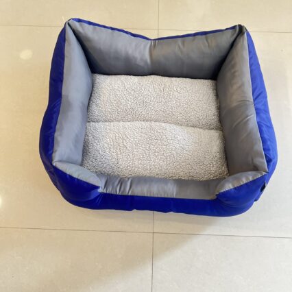 Small Blue/Grey Pet Bed