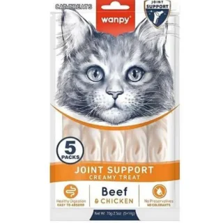 Wanpy Functional Creamy Lickable Treat – Beef & Chicken (Joint Support) 70 g Pouch