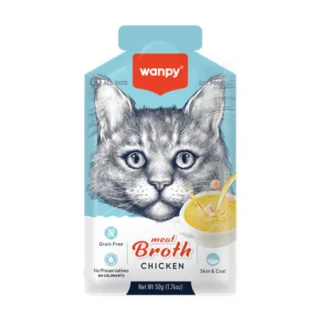 Wanpy Meat Broth Chicken for Cats 50g