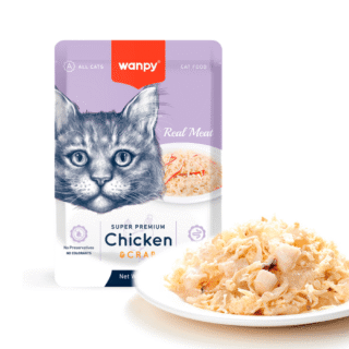 Wanpy Real Meat Chicken & Crab 85g