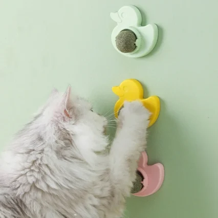 Duck Shape Cat Mint Toy Ball