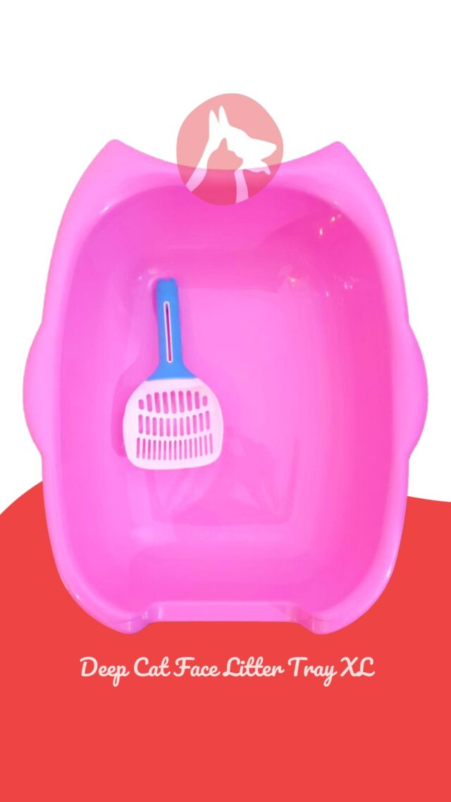 Deep Cat Face Litter Tray XL