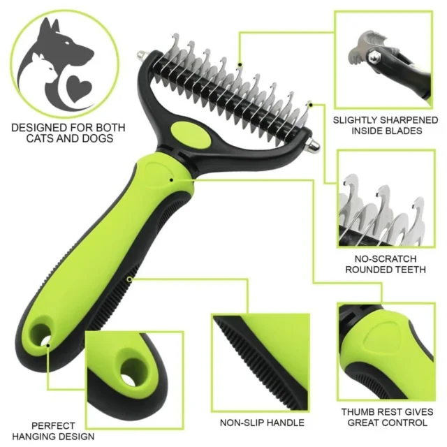 Dematting Comb for Cats & Dogs - Image 2