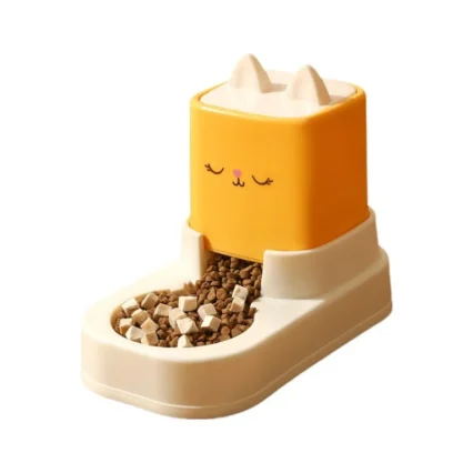 Automatic Food & Water Dispenser - Face Shape