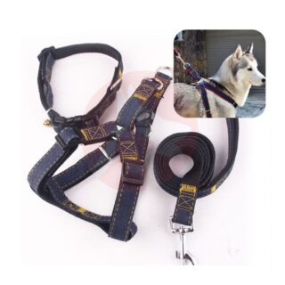 Denim Jeans Harness for Dogs