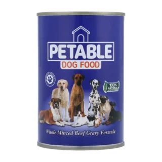 Petabale Dog Tin - Beef Gravy 400gms