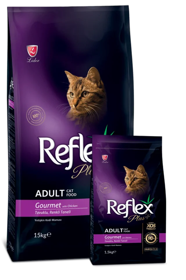 Reflex Plus Gourmet Adult Cat Food with Chicken 1.5kg