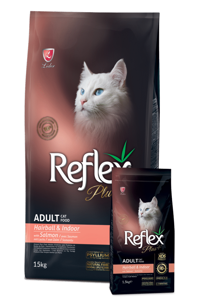 Reflex Plus Cat Food Hairball & Indoor 1.5Kg