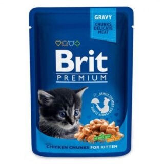 Brit Gravy - Chicken Chunks for Kitten 100g