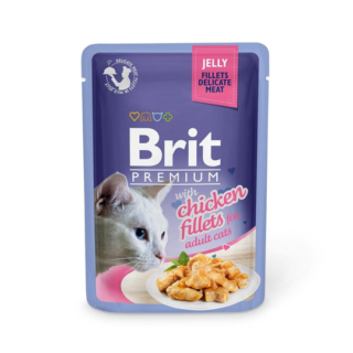 Brit Jelly - Chicken Fillets for Adult Cats 85g
