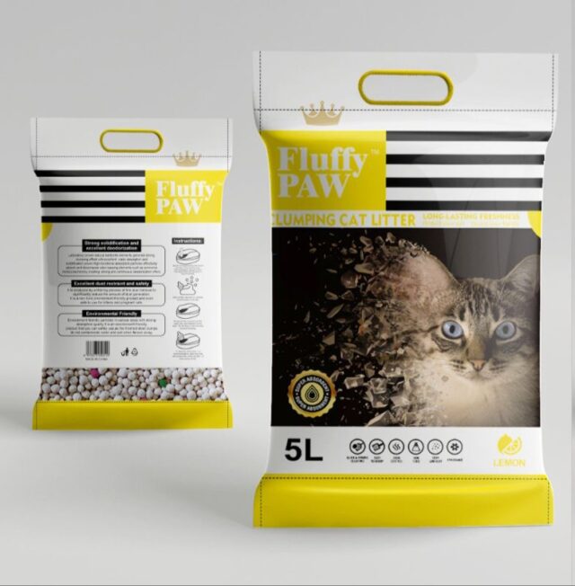 Fluffy Paw Bentonite Cat Litter 5L