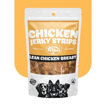 Little Paws Chicken Jerky Strips for Dogs 70g