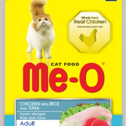 Me-O Adult Wet Food Tuna with Chicken in Jelly 80g
