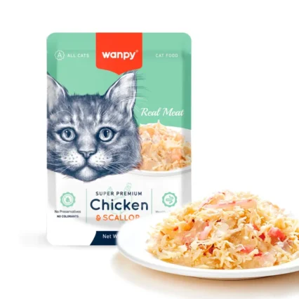 Wanpy Real Meat Chicken & Scallop 85g