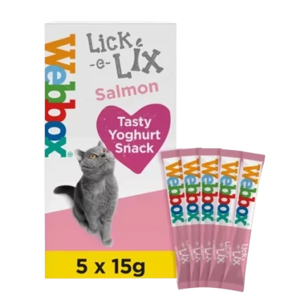 Webbox Lick-e-Lix with Salmon 5x15g
