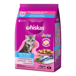 Whiskas Dry Food Kitten - Ocean Fish Flavor 450g/1.1kg