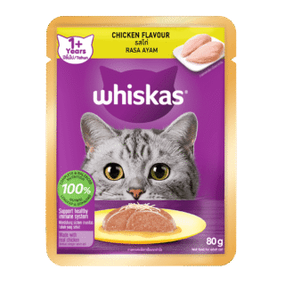 Whiskas Jelly 1+ Adult Cat - Chicken 80g