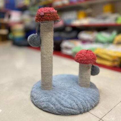 2 Pole Mushroom Scratch Post