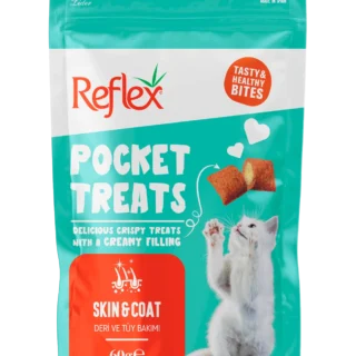 Reflex Pocket Treats for Cat - Skin & Coat