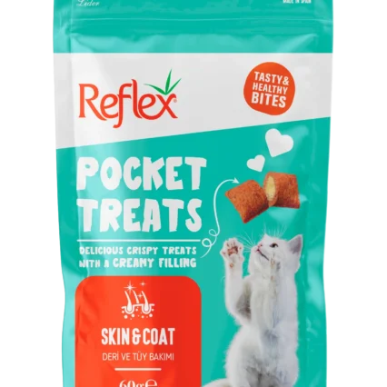 Reflex Pocket Treats for Cat - Skin & Coat
