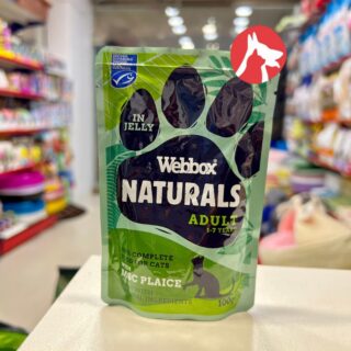 Webbox Naturals Adult - MSC Plaice 100g