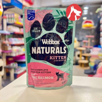 Webbox Naturals Kitten - MSC Salmon 100g