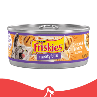 Friskies Tin - Meaty Bits Chicken Dinner in Gravy 156g
