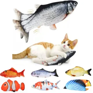 Vibrating Fish Cat Toy
