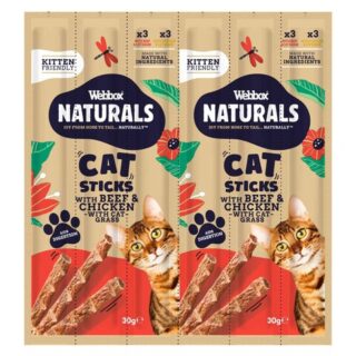 Webbox Cat Sticks with Beef & Chicken 30g