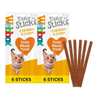Webbox Tasty Sticks Chicken & Liver 30g