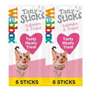 Webbox Tasty Sticks with Salmon & Trout 30g