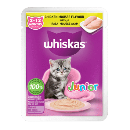 Whiskas Jelly Kitten 2-12 Months – Chicken 80g