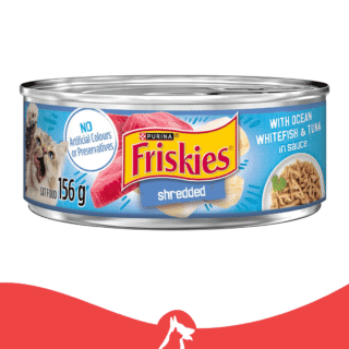 Friskies Tin - Whitefish & Tuna Shreds 156g