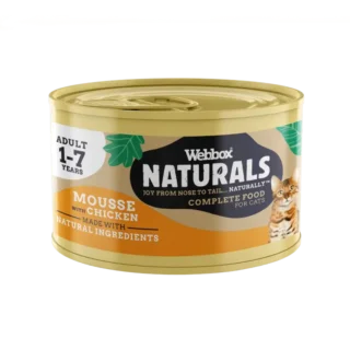 Webbox Naturals Mousse Chicken Tin 85g