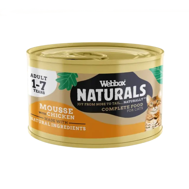 Webbox Naturals Mousse Chicken Tin 85g