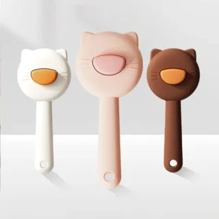 Button Self Cleaning Brush for Cats