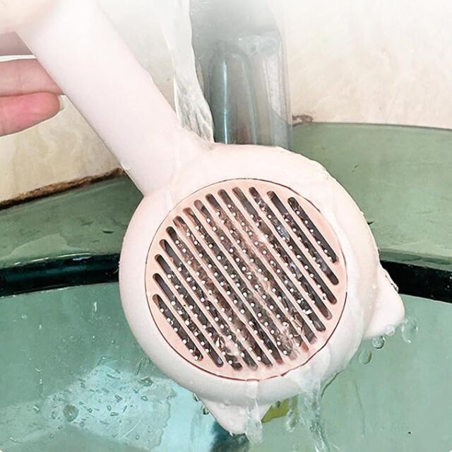 Button Self Cleaning Brush for Cats - Image 3