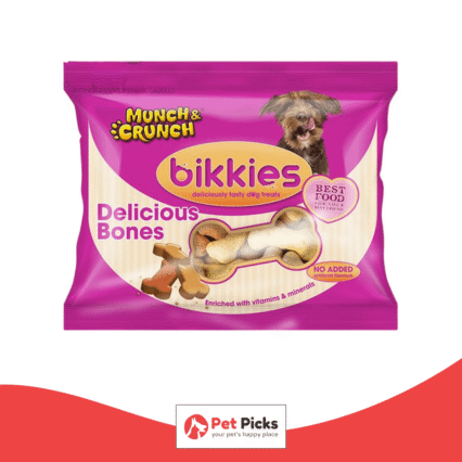 Munch & Crunch Delicious Bones Dog Treats 350g (Large Pack)