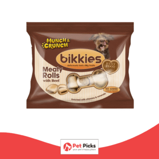 Munch & Crunch Meaty Rolls Dog Treat 300g (Large Pack)