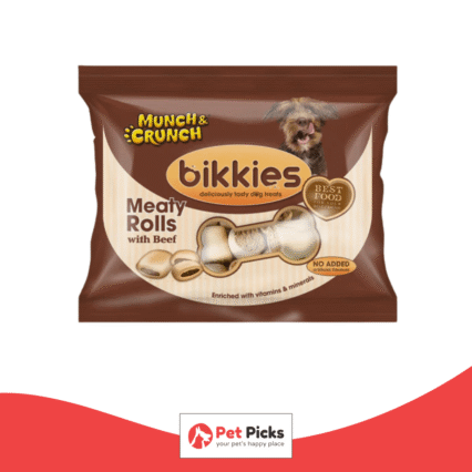 Munch & Crunch Meaty Rolls Dog Treat 300g (Large Pack)