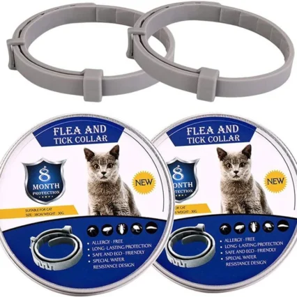 Flea & Tick Collar for Cats - 8 Month Protection