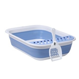 Foldable High Quality Litter Tray with Scoop
