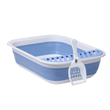 Foldable High Quality Litter Tray with Scoop