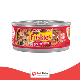 Friskies Tin - Prime Fillets Beef in Gravy 156g