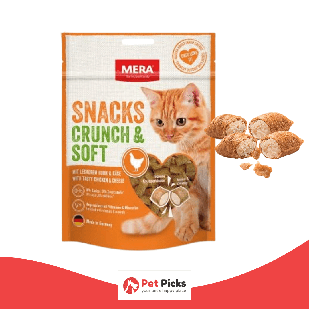 MERA Snacks Crunch & Soft Treat 200g (For Cats)